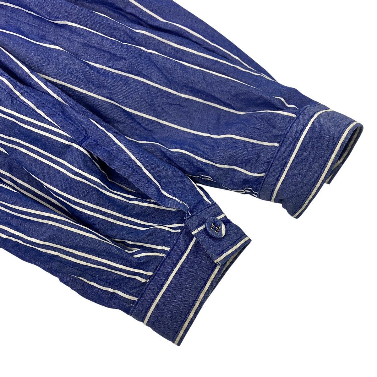 WHITE MOUNTAINEERING ストライプシャツブルゾン 古着・中古-4枚目のアイテム画像