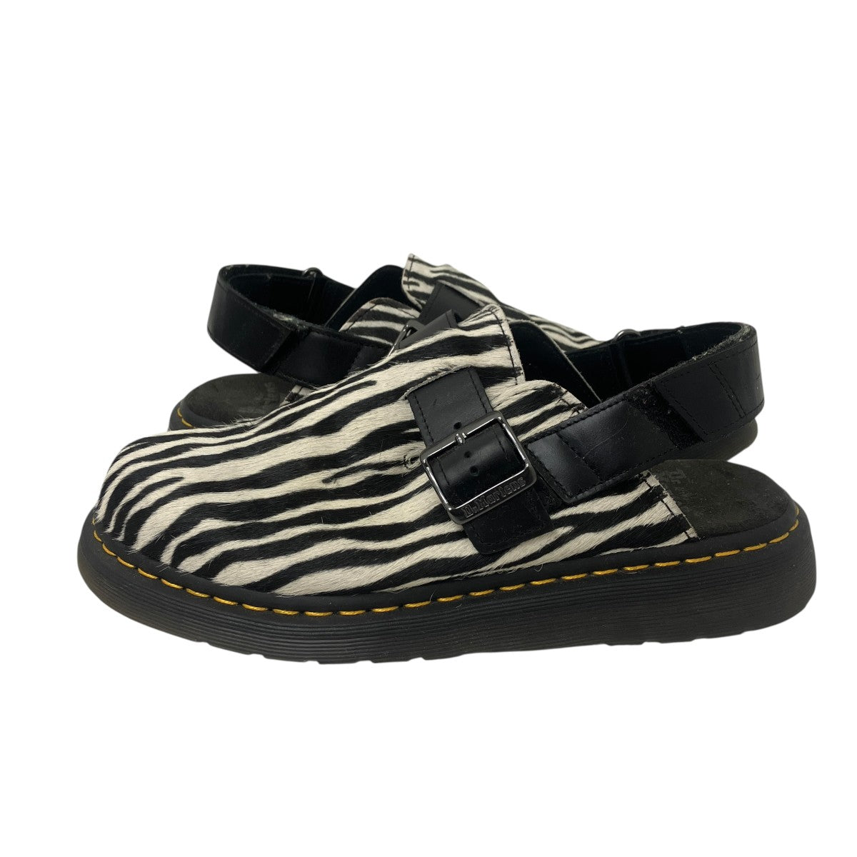 Dr．Martens ゼブラ柄サンダル 古着・中古-4枚目のアイテム画像