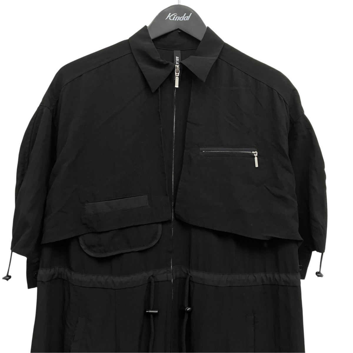 WAIST DRAWSTRING SHIRT ONE-PIECE ワンピース