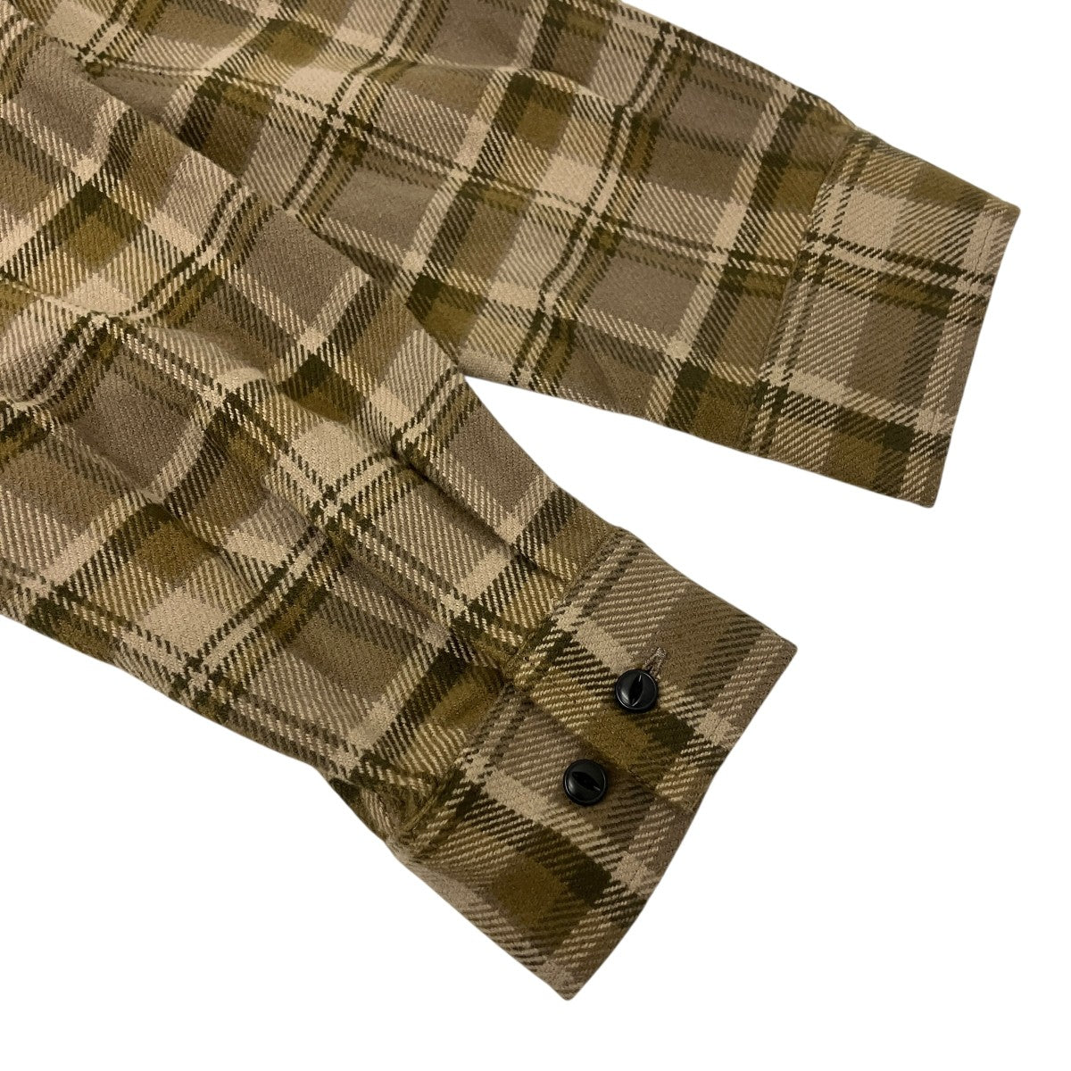 Zip-Up Flannel Shirt チェック柄ブルゾン