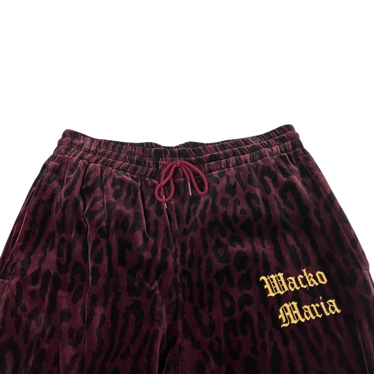 22SSLEOPARD VELVET PANTSレオパード柄パンツ