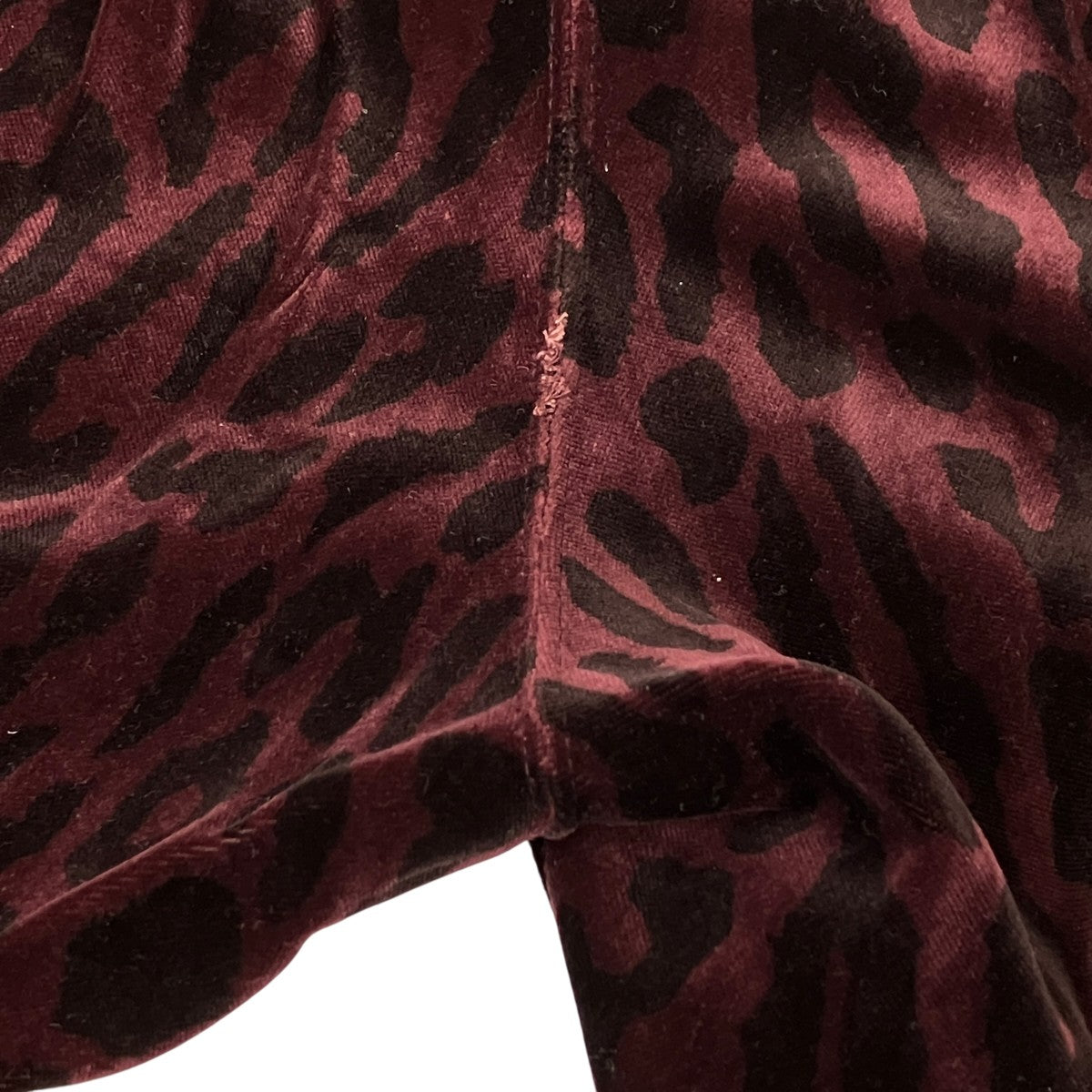 22SSLEOPARD VELVET PANTSレオパード柄パンツ