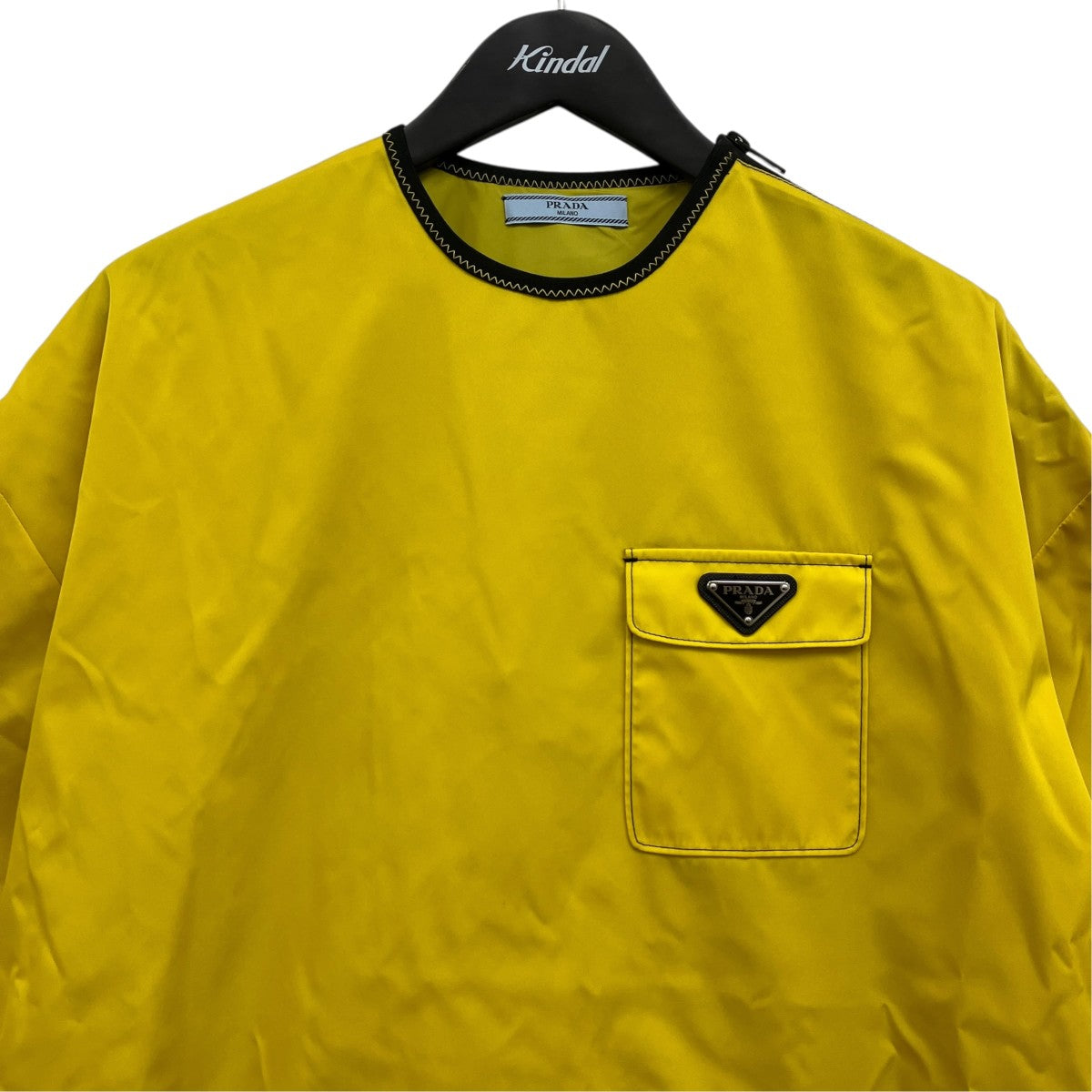 PRADA 三角ロゴプレート付ナイロンワンピース 古着・中古-3枚目のアイテム画像