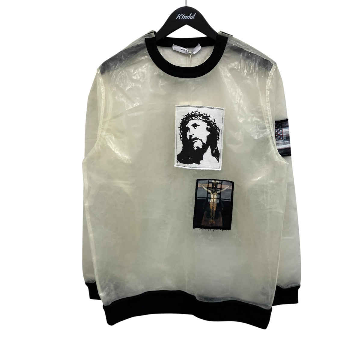 GIVENCHY PVCクルーネックトップ 古着・中古-1枚目のアイテム画像