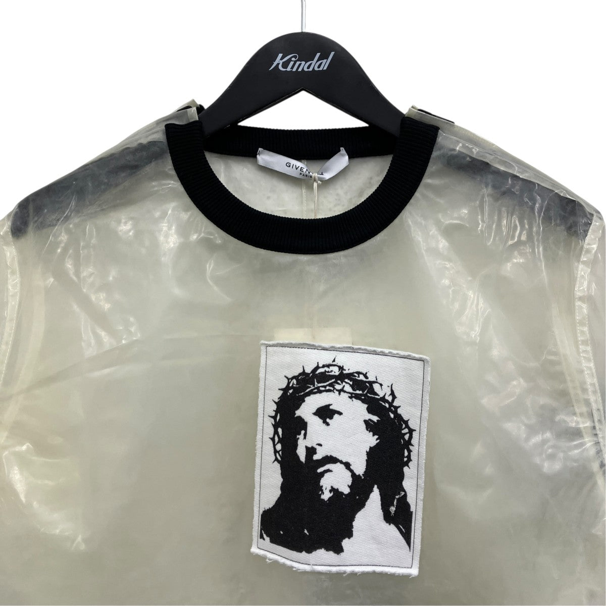 GIVENCHY PVCクルーネックトップ 古着・中古-3枚目のアイテム画像