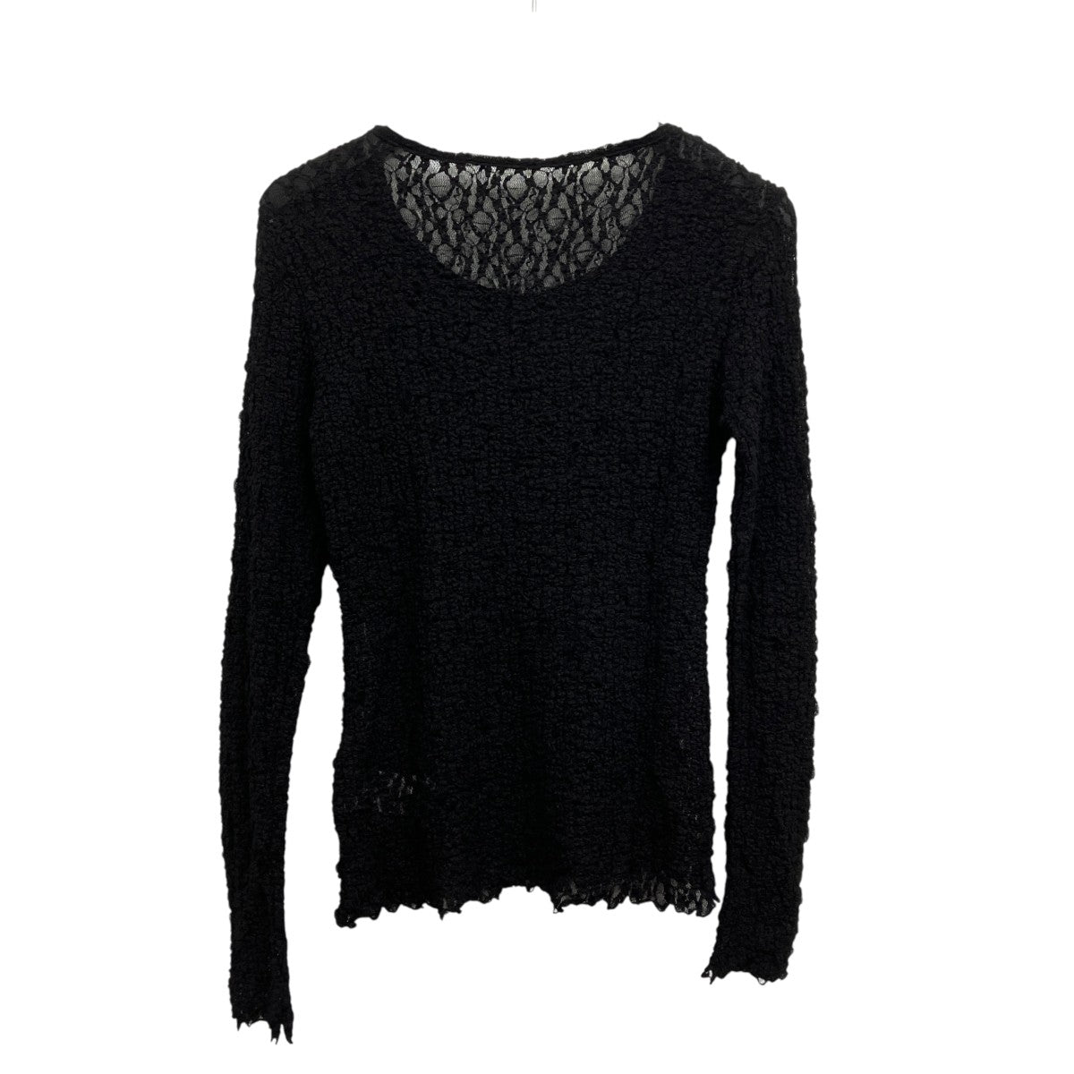 FLOWER SHIRRING LONG T-SHIRT フラワーシャーリングカットソー
