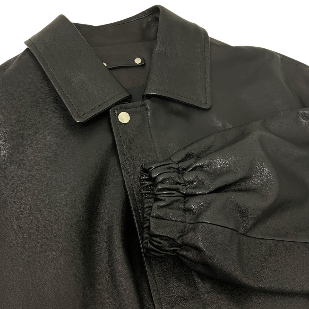 LEATHER ZIP BLOUSON レザージップブルゾン