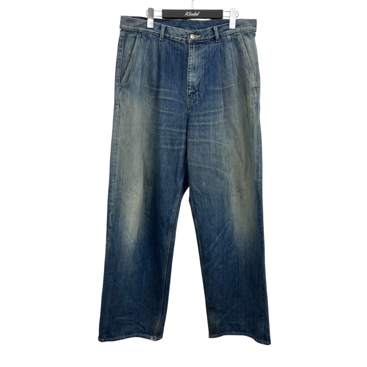 Selvage Denim Two Tuck Pants ワイドデニムパンツ