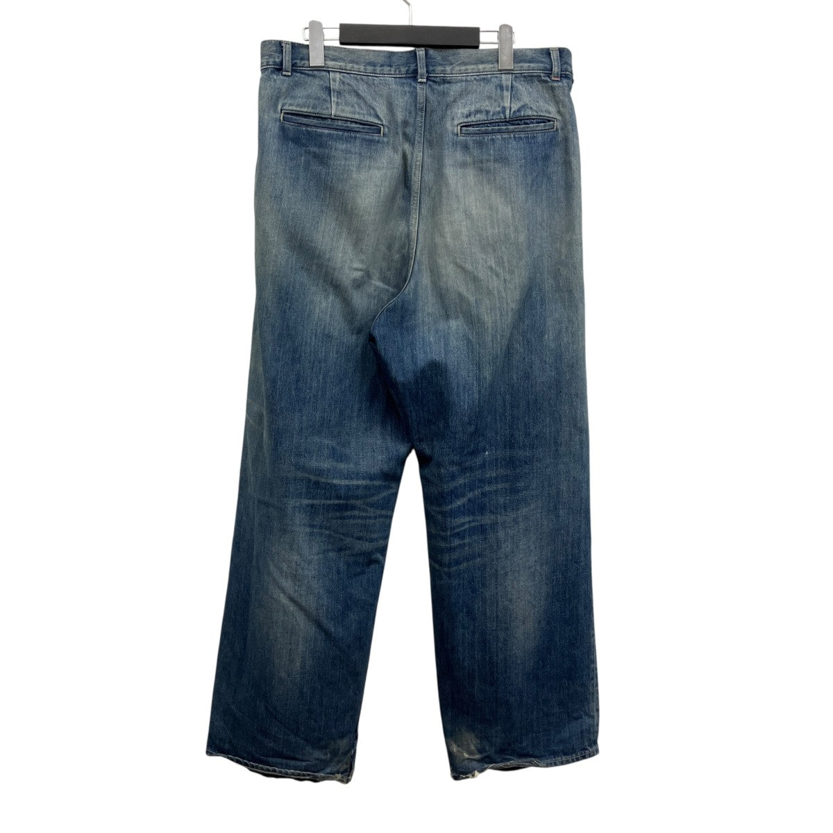 Selvage Denim Two Tuck Pants ワイドデニムパンツ