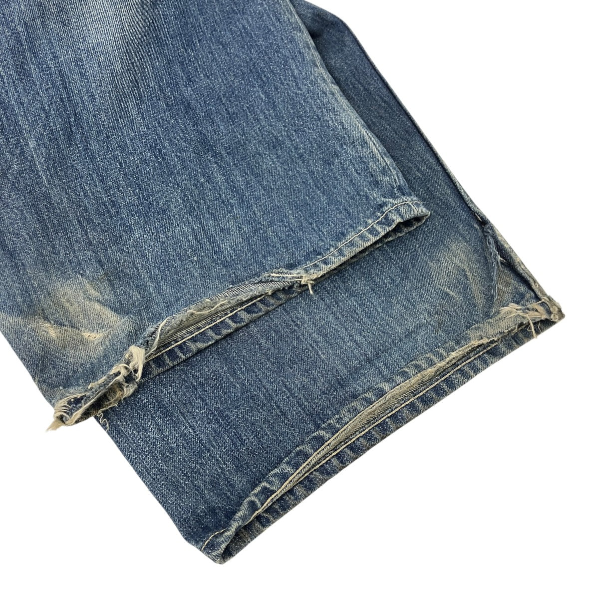 Selvage Denim Two Tuck Pants ワイドデニムパンツ