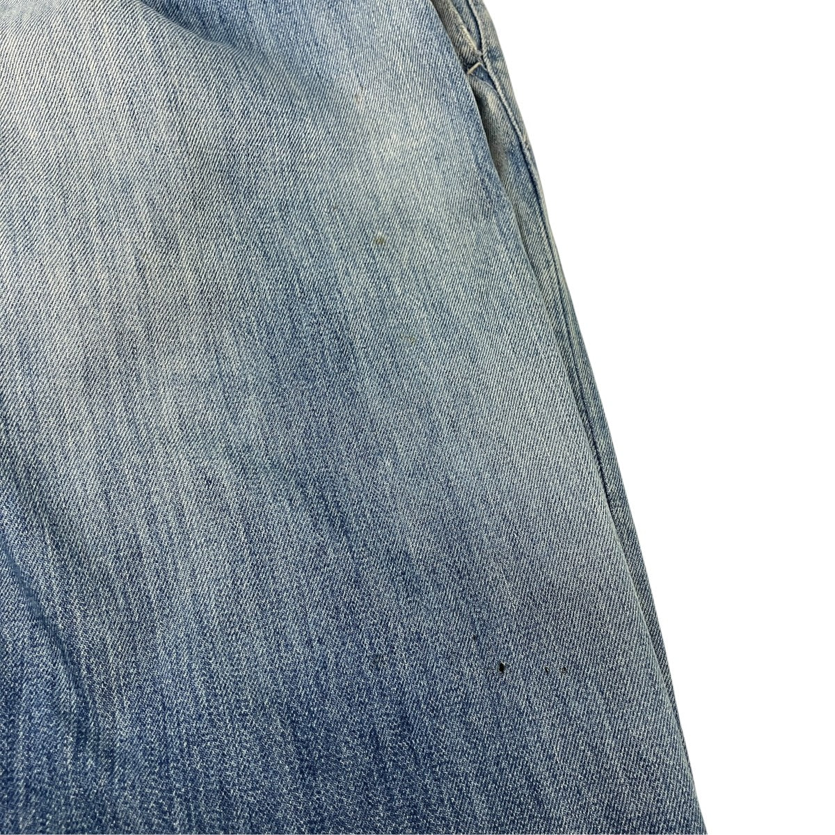 Selvage Denim Two Tuck Pants ワイドデニムパンツ