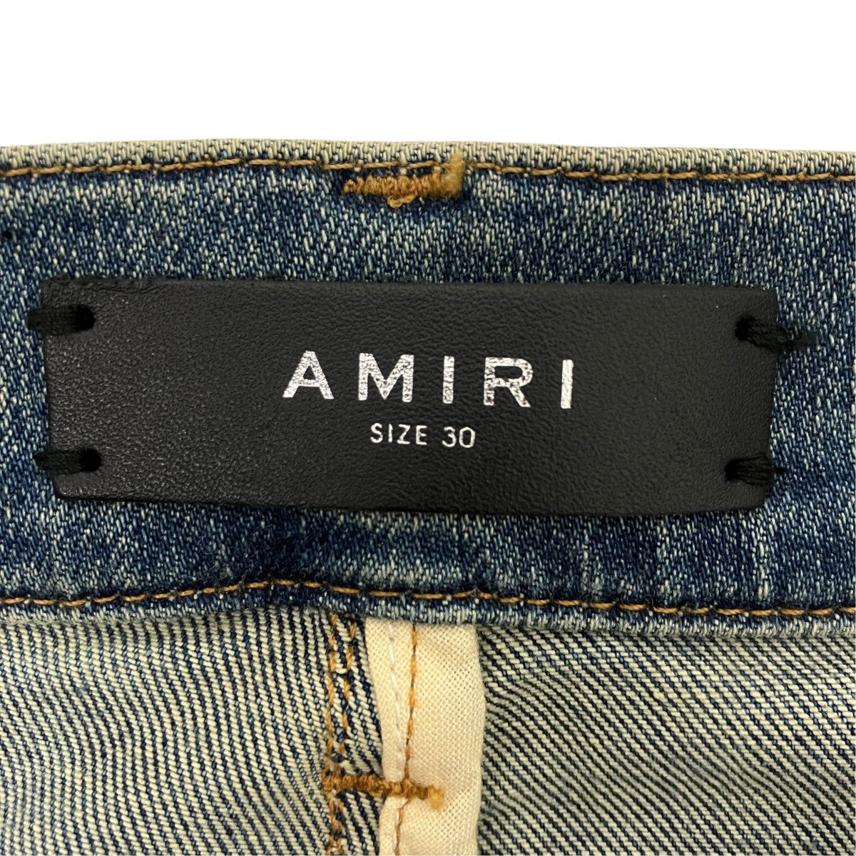 ペイント加工クリスタルデニムパンツ