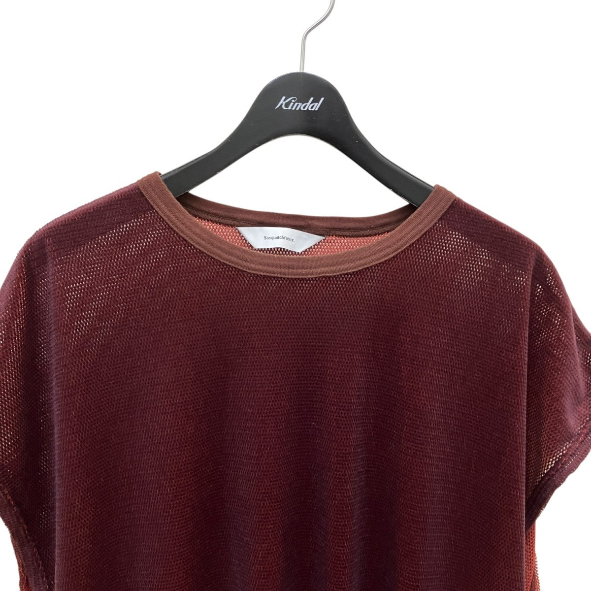 VELOUR MESH NOSLEEVEベロアメッシュノースリーブカットソー21SS-GS0-006
