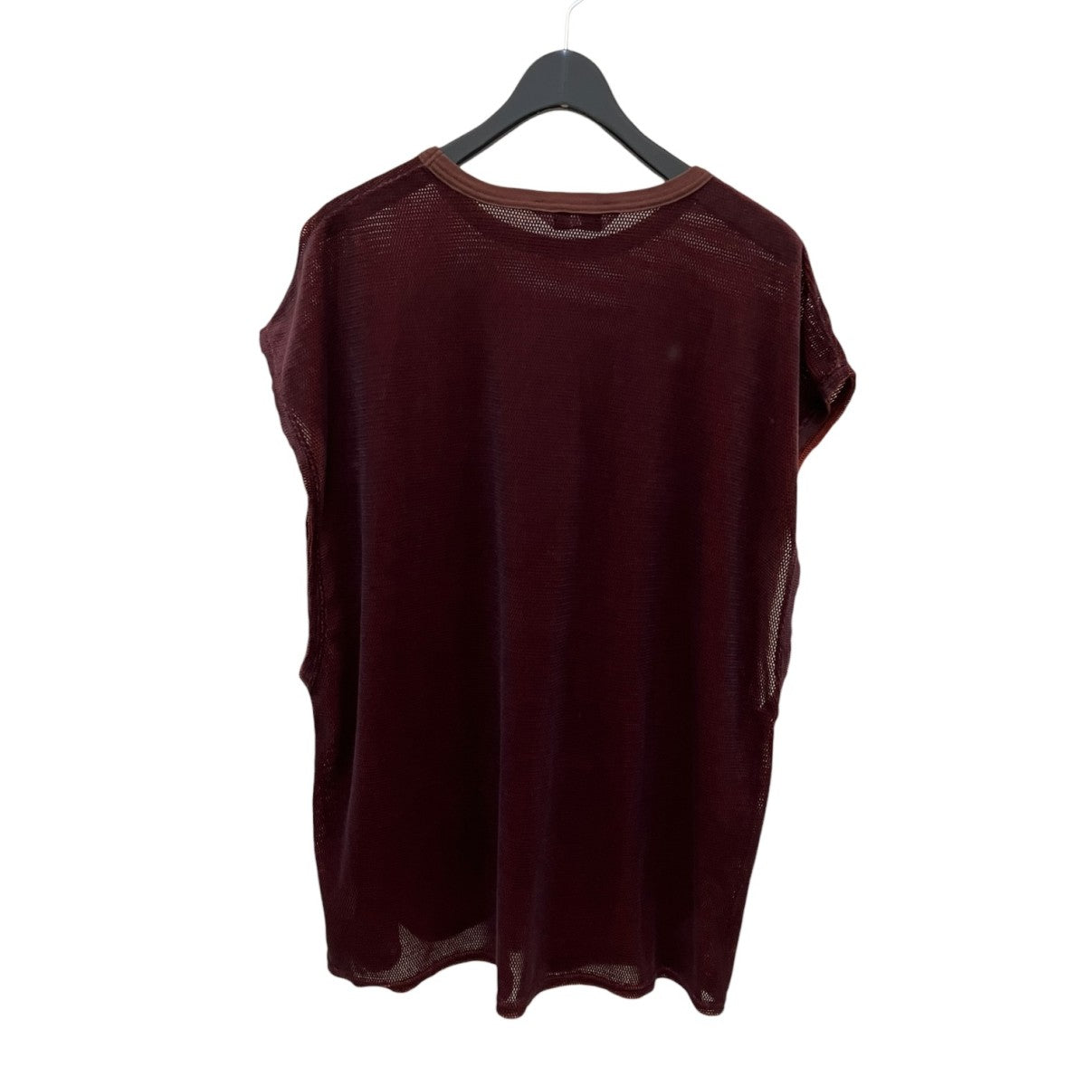 VELOUR MESH NOSLEEVEベロアメッシュノースリーブカットソー21SS-GS0-006