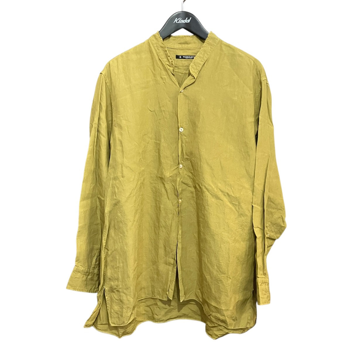 ARTI SHIRTS SUPERFINE HEMPリネンバンドカラーシャツMT6103-0609B