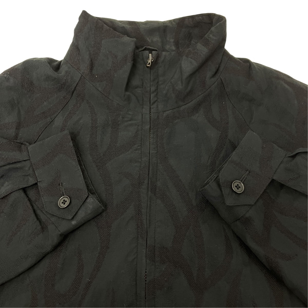blurhms SOLID TRIBAL CAMO STANDING COLLAR BLOUSON 総柄ジップパーカー 古着・中古-4枚目のアイテム画像