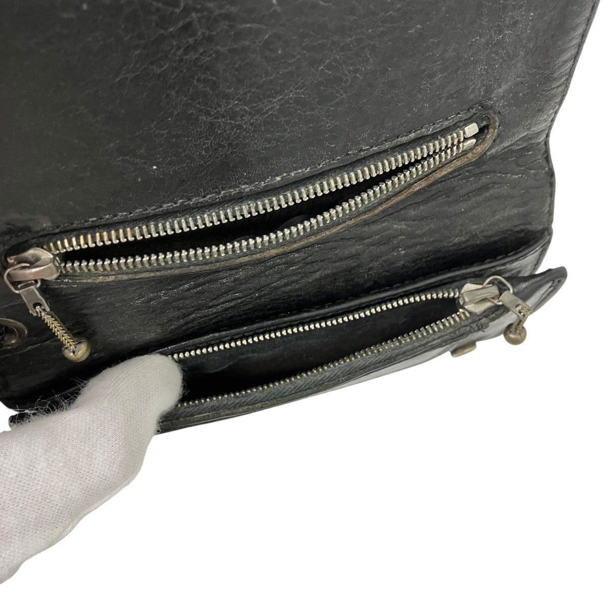 2ジップ ストラップ ウォレット