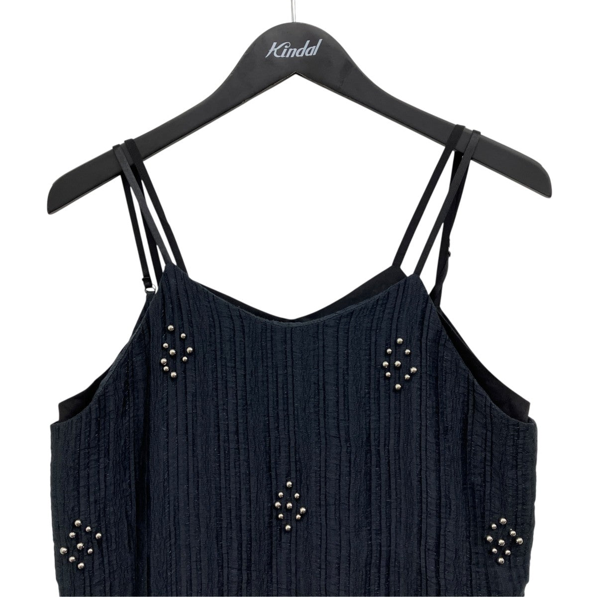 STUDS LAYERED DRESSノースリーブ・キャミソールワンピース
