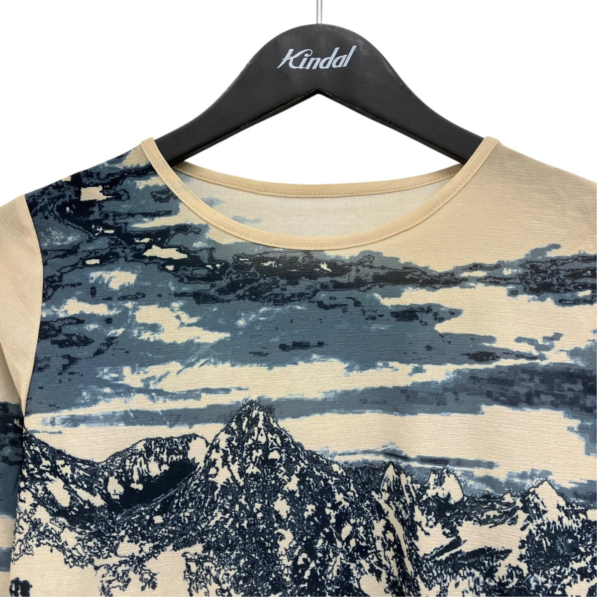 総柄デザインロングスリーブTシャツ