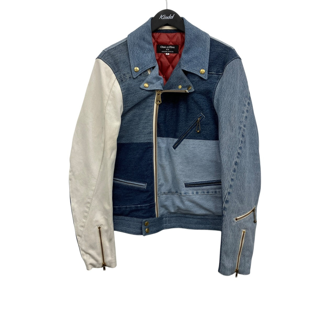 ONE-O-FIVE キルティングパッチワークデニムジャケット 古着・中古-1枚目のアイテム画像