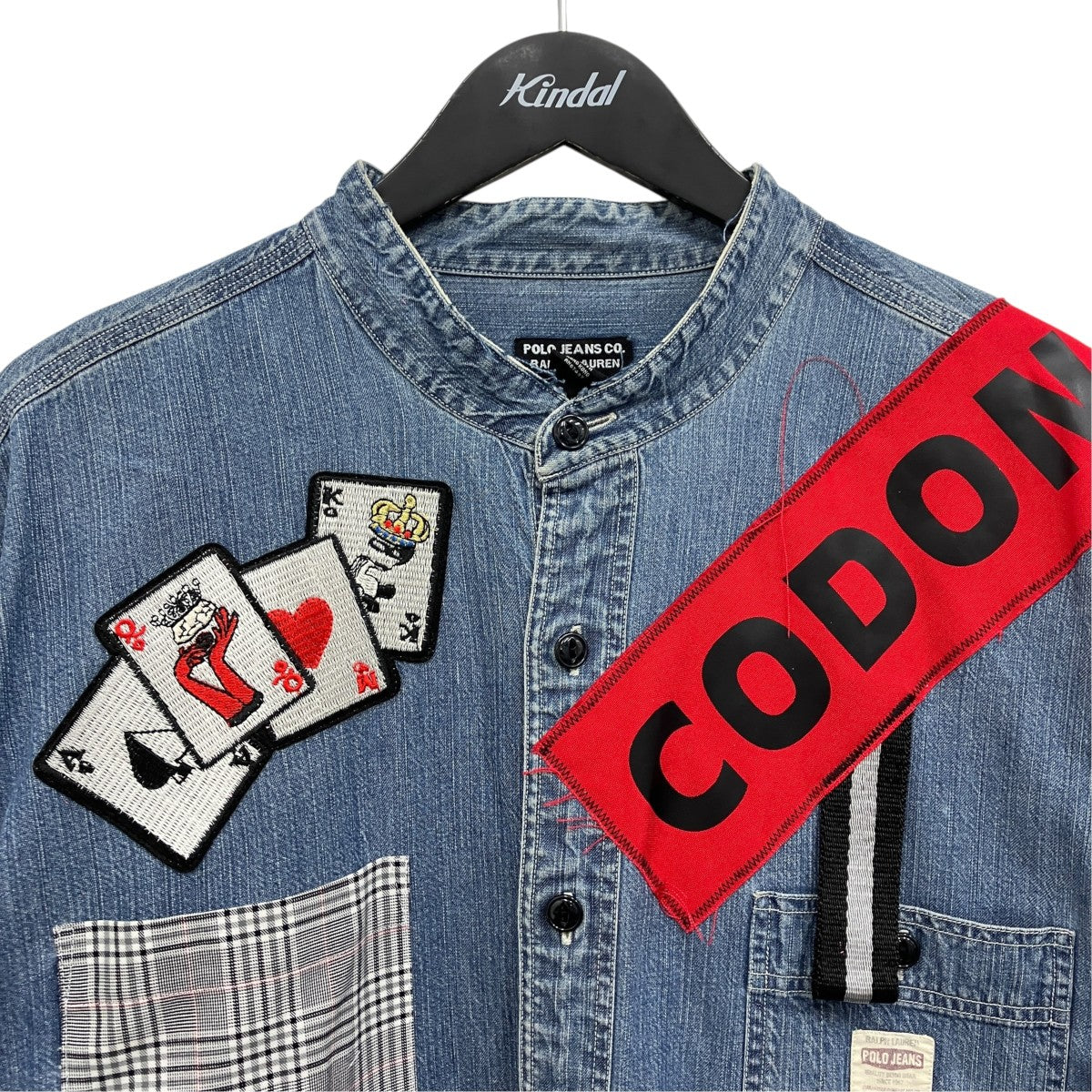 RALPH LAURENデザインデニムロングジャケット
