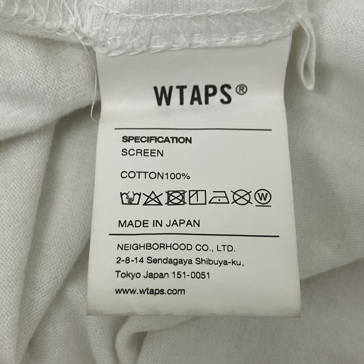 バッグプリントロングスリーブTシャツ