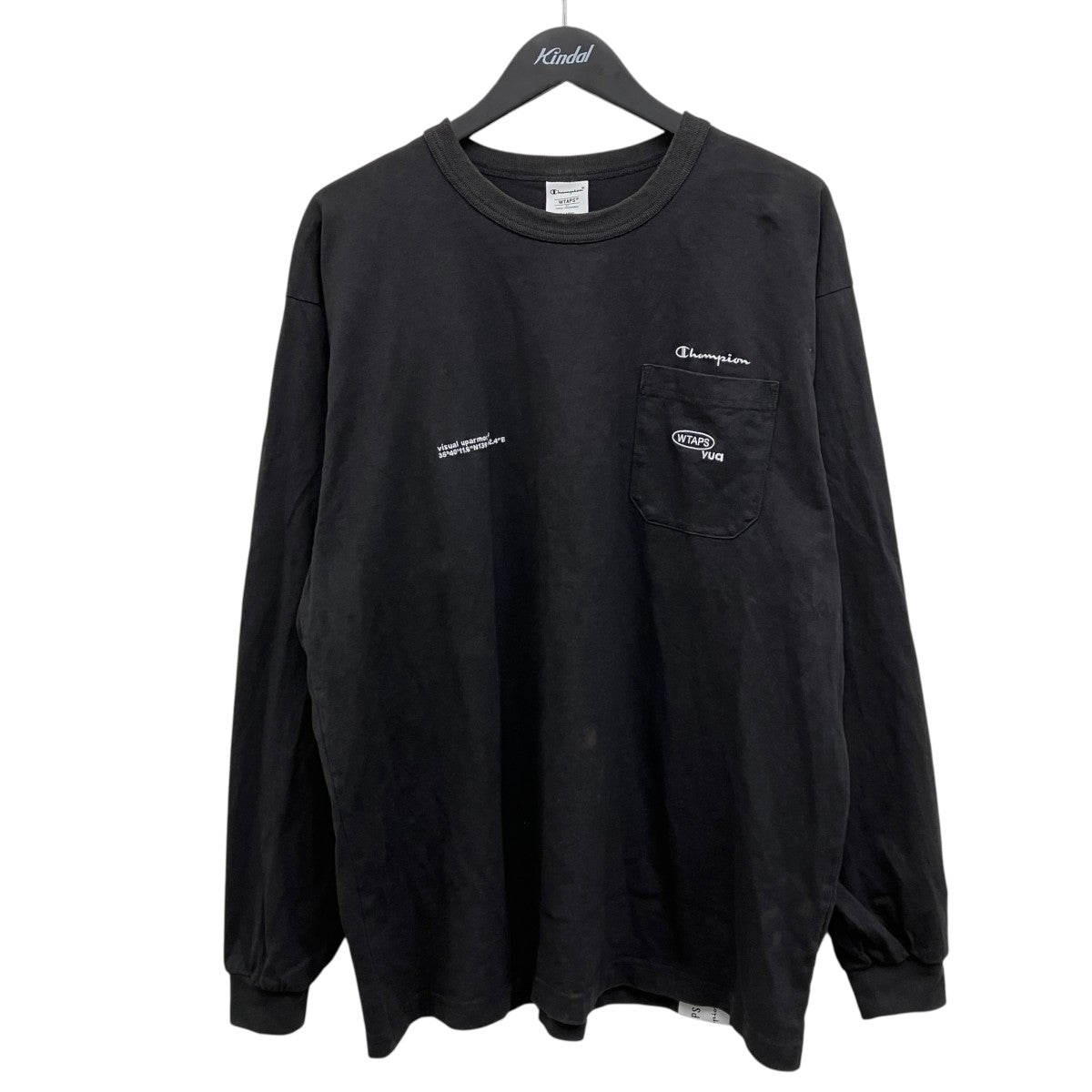 ポケット刺繍ロングスリーブTシャツ