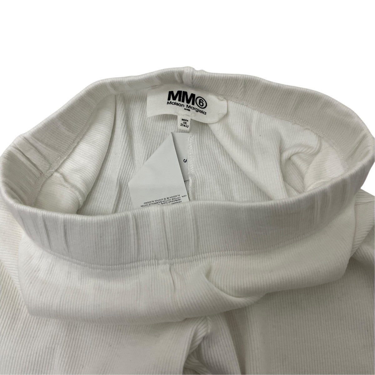 MM6 Maison Margiela リブニットレギンス 古着・中古-4枚目のアイテム画像