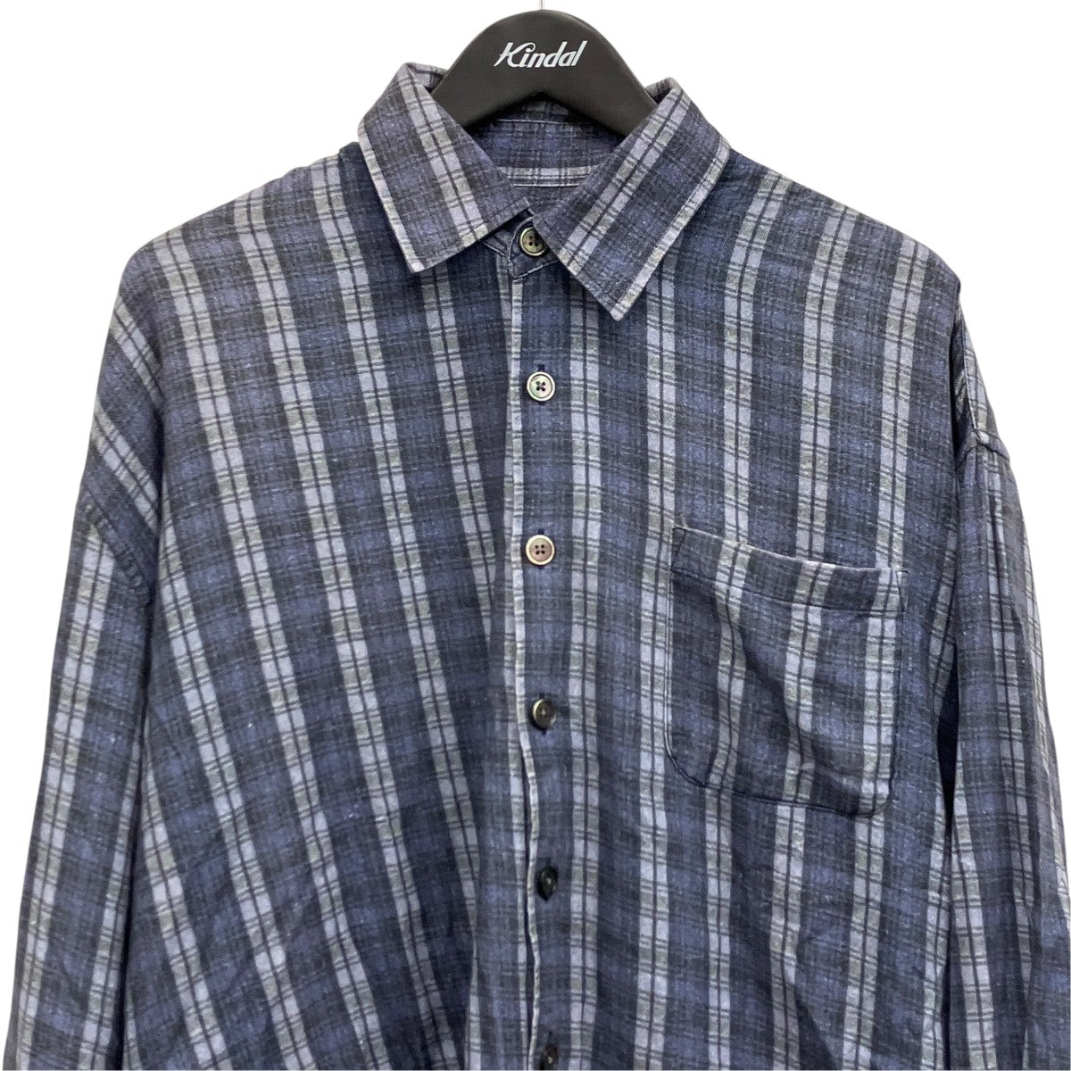 OUR LEGACY 26SS「BORROWED SHIRT」チェックシャツM2262BCP 古着・中古-3枚目のアイテム画像