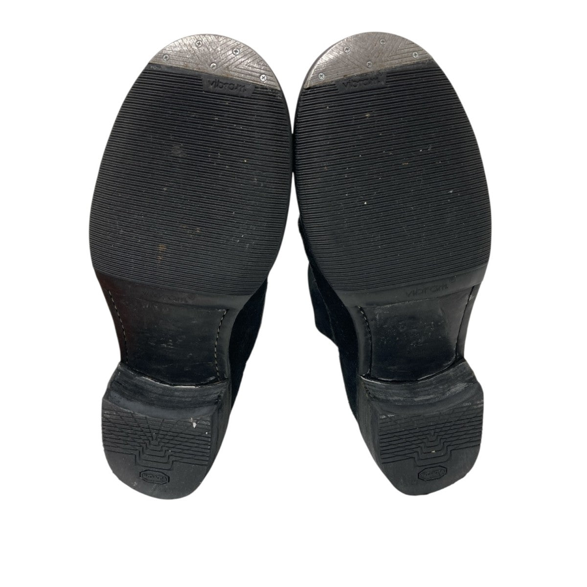 BACK ZIP BOOTS DOUBLE SOLE WIDE MODEL スウェードブーツ