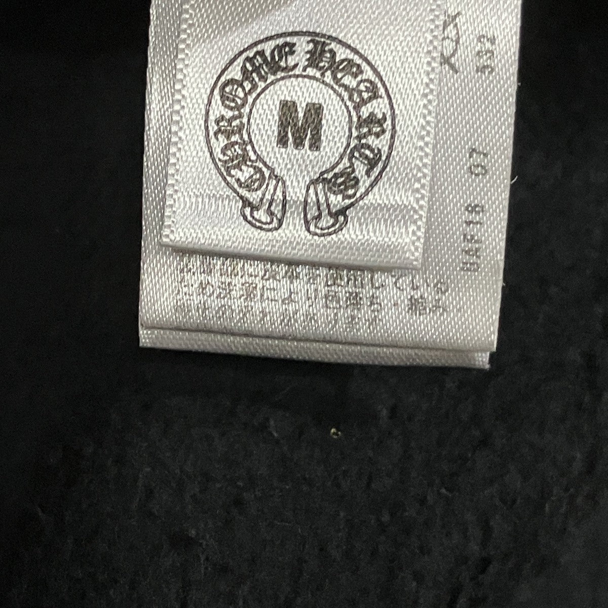 クロスレザーパッチクルーネックスウェット