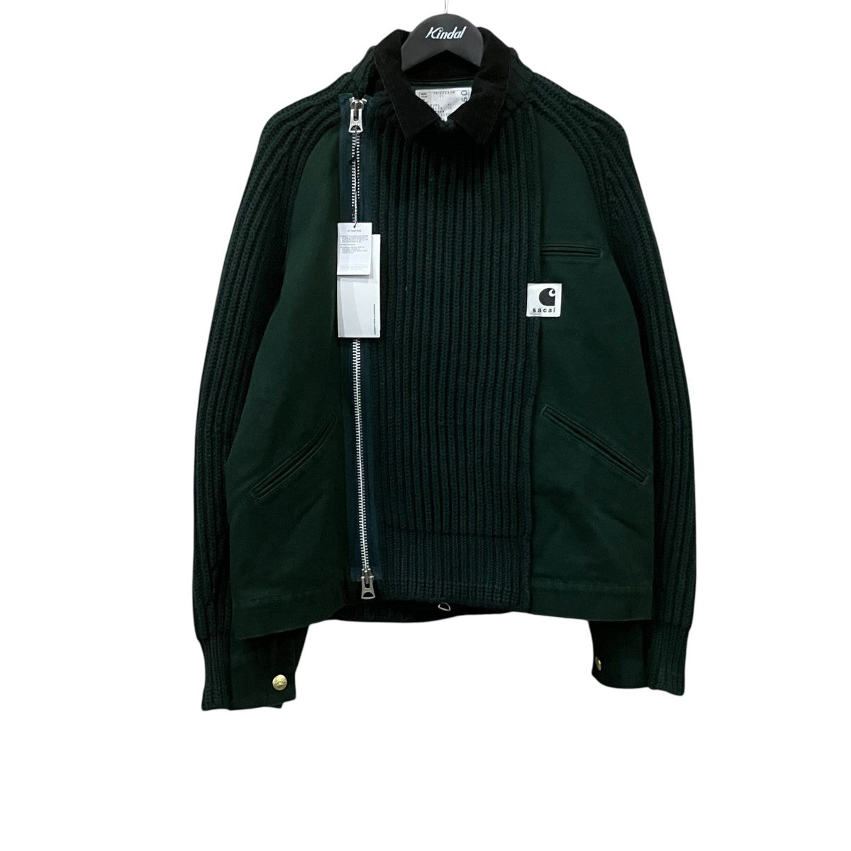 WIP WASHED DUCK X WOOL KNIT BLOUSON ドッキングニットブルゾン