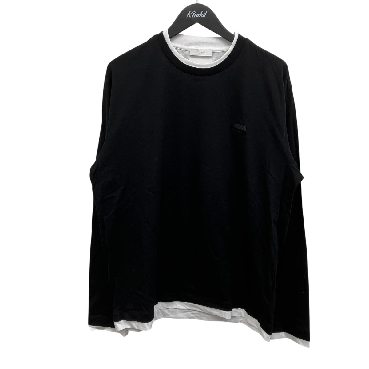エンボスロゴロングスリーブTシャツ