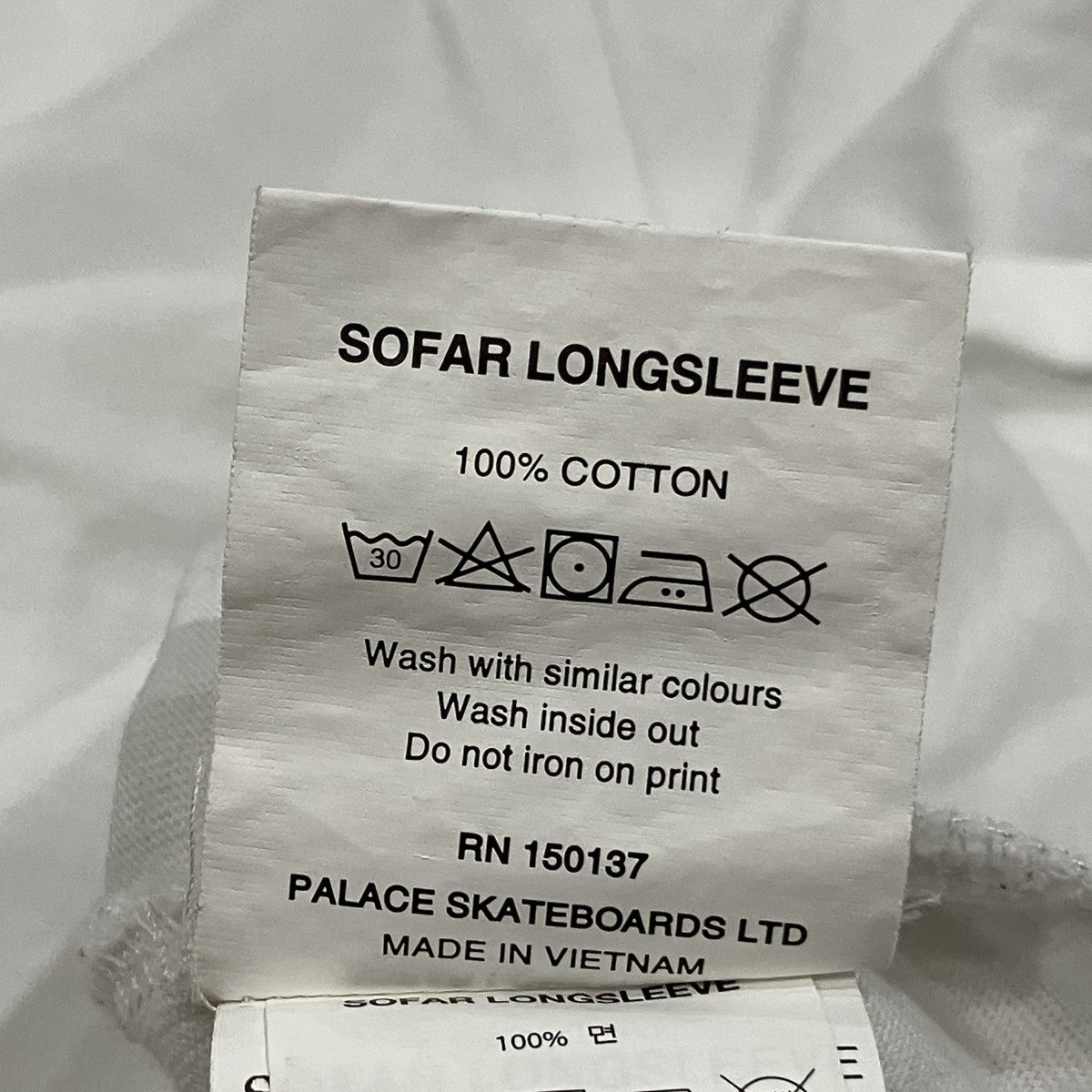 PALACE 長袖Tシャツ 古着・中古-6枚目のアイテム画像
