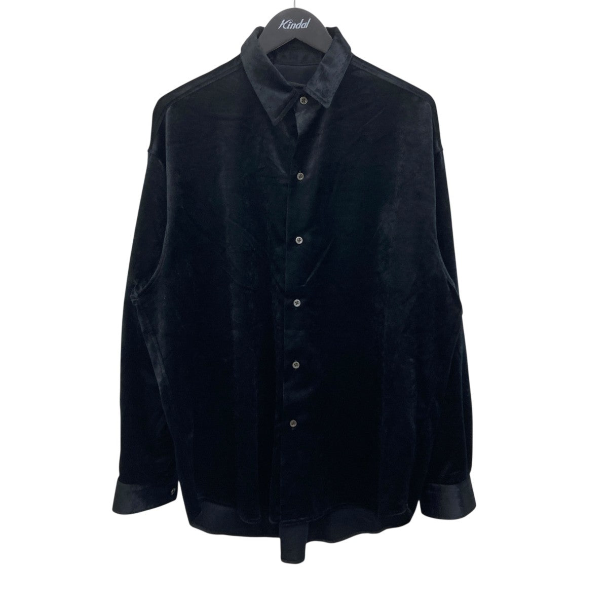 juha SOFT VELOUR SHIRT ベロアシャツ 古着・中古-1枚目のアイテム画像