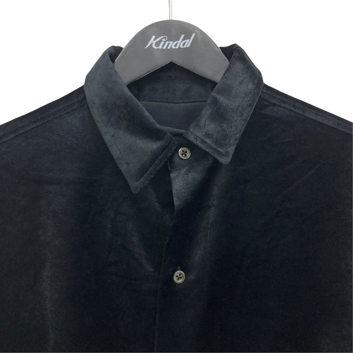 juha SOFT VELOUR SHIRT ベロアシャツ 古着・中古-3枚目のアイテム画像