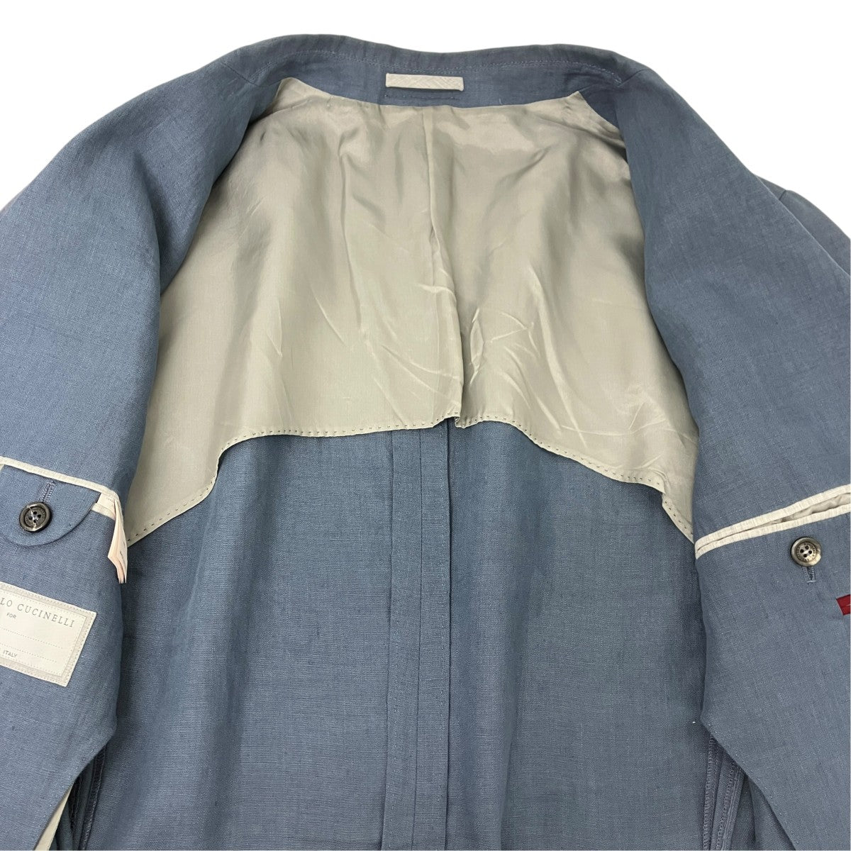 BRUNELLO CUCINELLI リネンセットアップスーツ 古着・中古-7枚目のアイテム画像