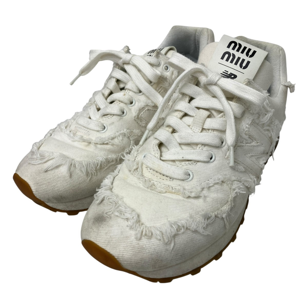 MIU MIU×NEW BALANCE 574 スニーカー