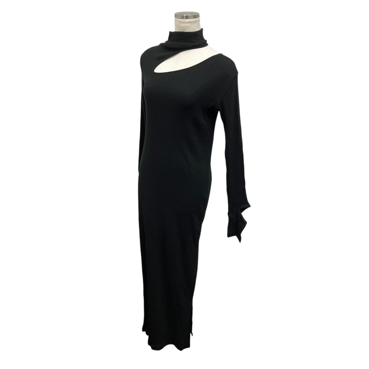 LIMI feu COTTON RAYON RIB SLIT DRESS リブスリットドレス 古着・中古-1枚目のアイテム画像