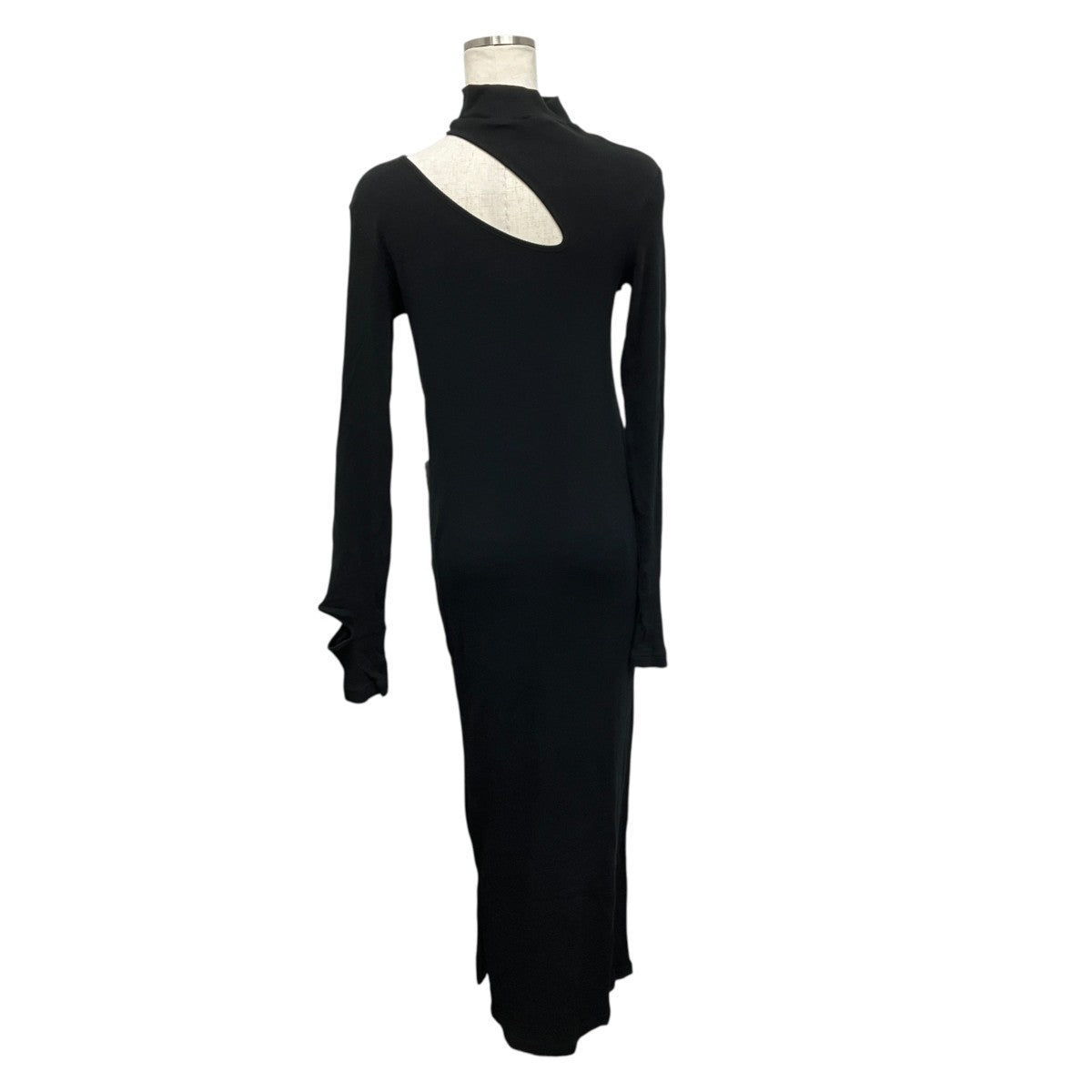 LIMI feu COTTON RAYON RIB SLIT DRESS リブスリットドレス 古着・中古-3枚目のアイテム画像