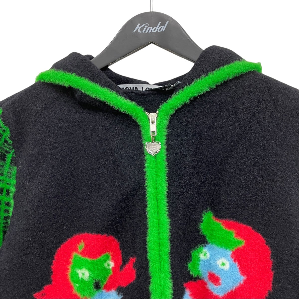 BEAR GIRL ZIP CARDIGANデザインジップパーカー