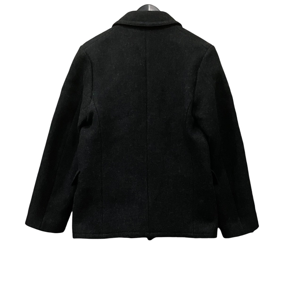 AURALEE SHETLAND WOOL DOUBLE CLOTH BLOUSON シェットランドウールジャケット 古着・中古-2枚目のアイテム画像