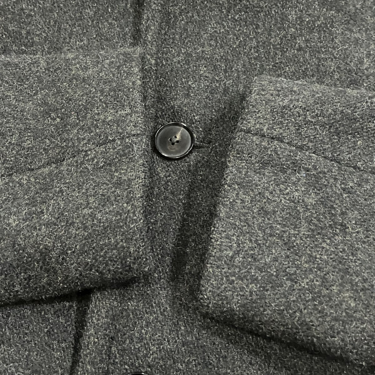 AURALEE SHETLAND WOOL DOUBLE CLOTH BLOUSON シェットランドウールジャケット 古着・中古-4枚目のアイテム画像