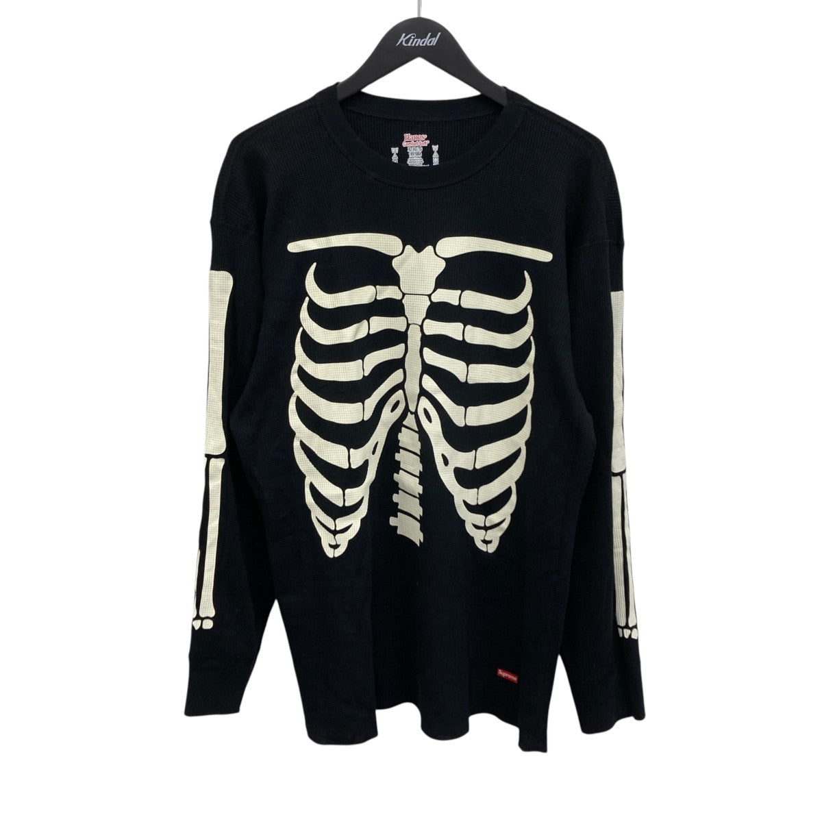 BONES THERMAL CREWボーンプリントサーマルカットソー