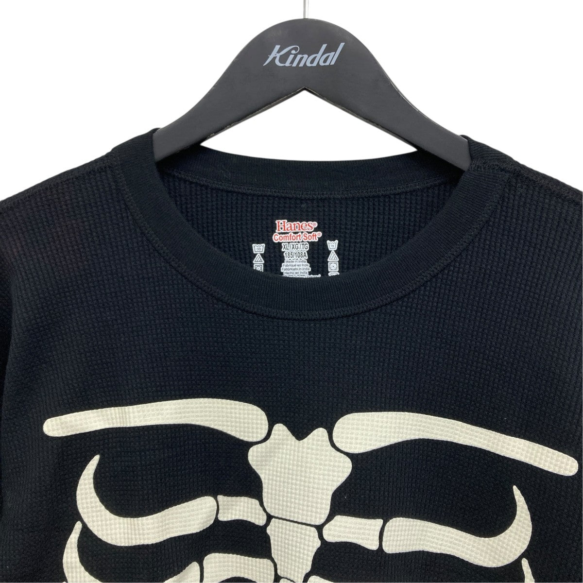 BONES THERMAL CREWボーンプリントサーマルカットソー