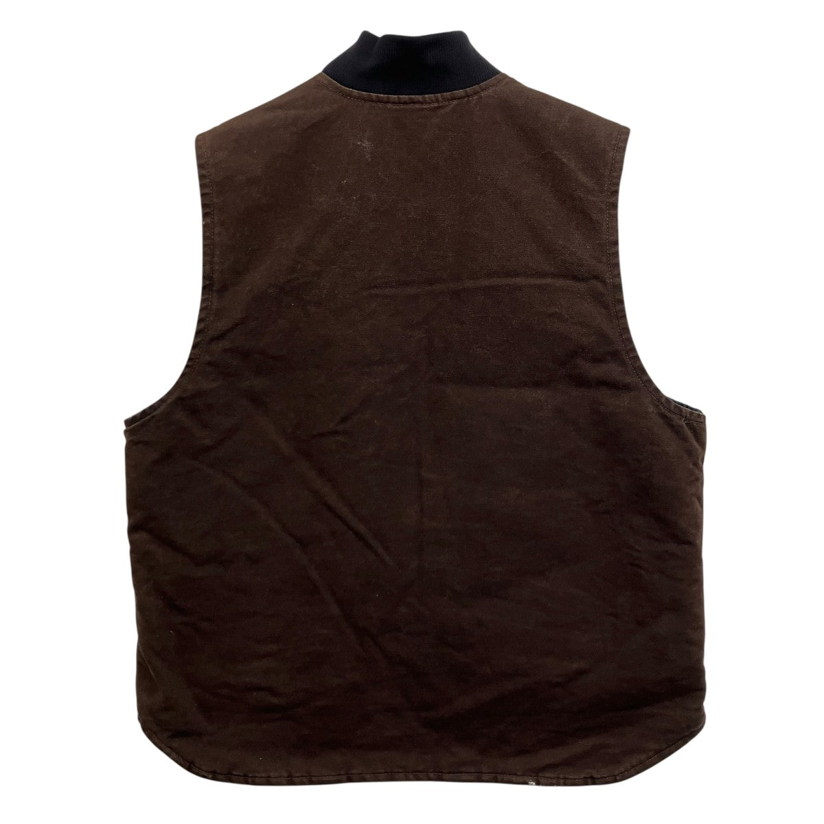 CarHartt リブ切替ジップベスト 古着・中古-2枚目のアイテム画像