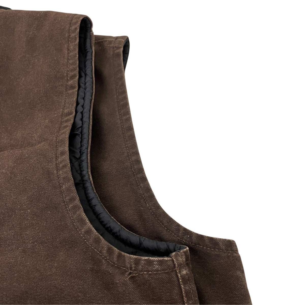 CarHartt リブ切替ジップベスト 古着・中古-5枚目のアイテム画像