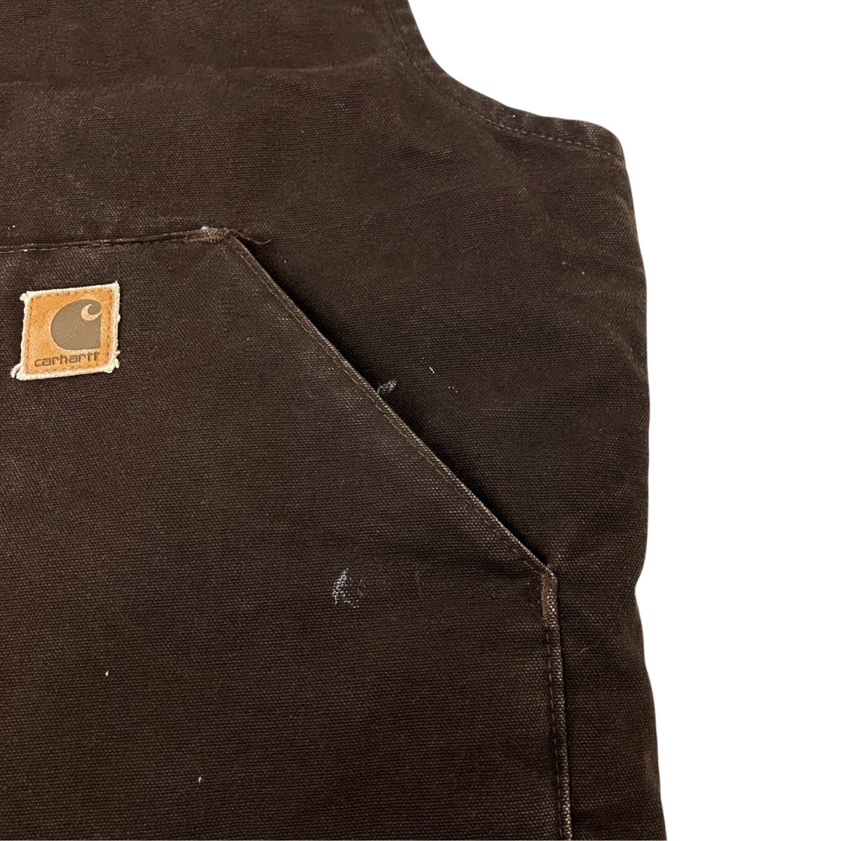 CarHartt リブ切替ジップベスト 古着・中古-6枚目のアイテム画像