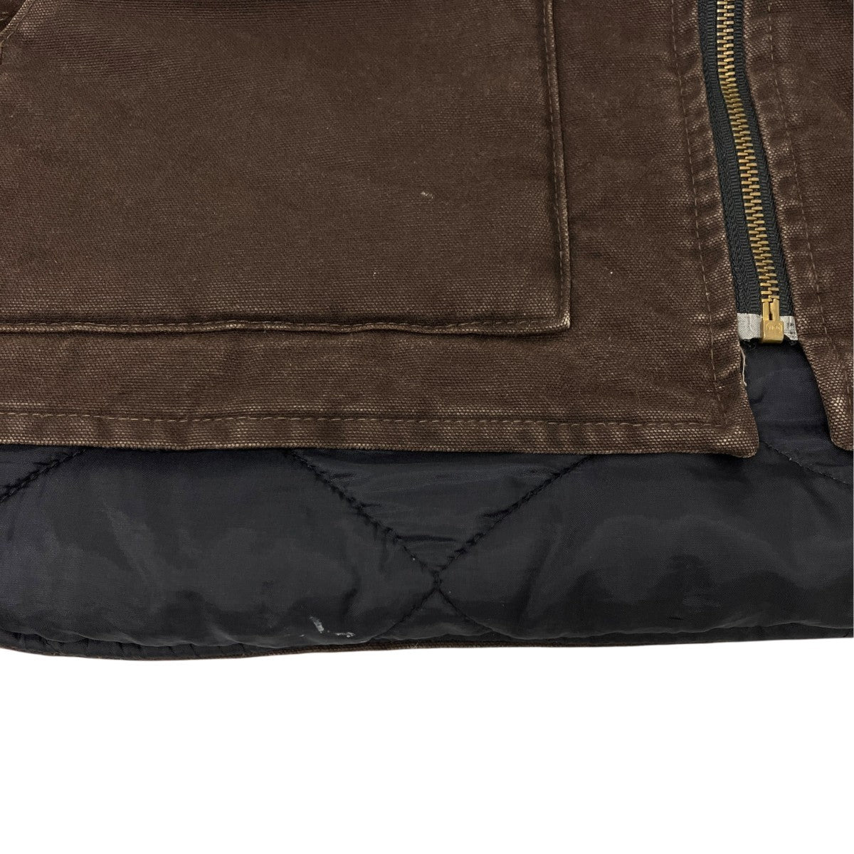 CarHartt リブ切替ジップベスト 古着・中古-7枚目のアイテム画像
