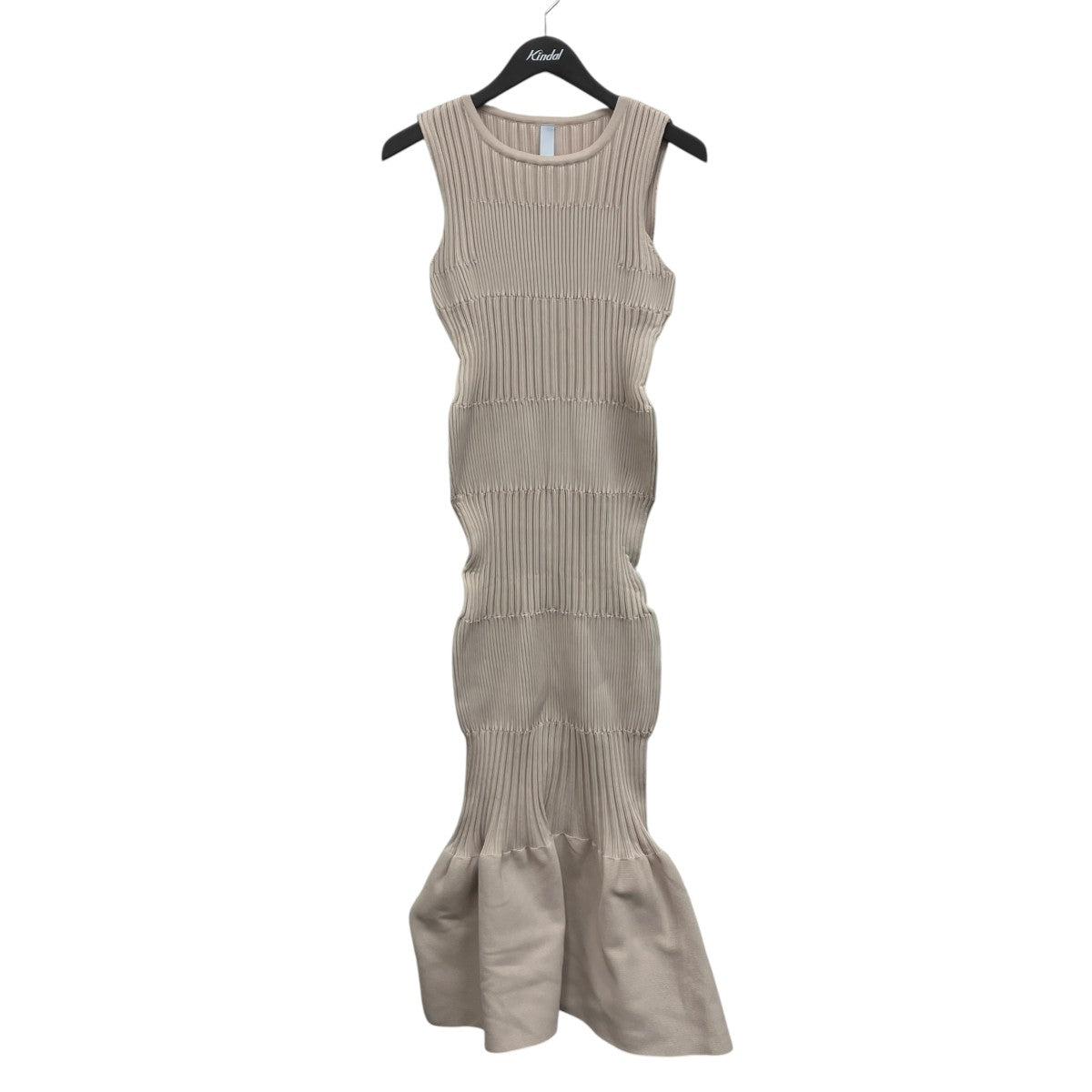 CFCL FLUTED SLEEVELESS MERMAID DRESS ニットワンピース 古着・中古-1枚目のアイテム画像